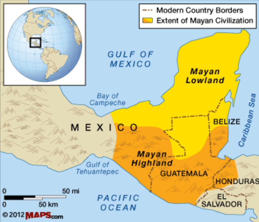 map of ancient mayan civilization        <h3 class=