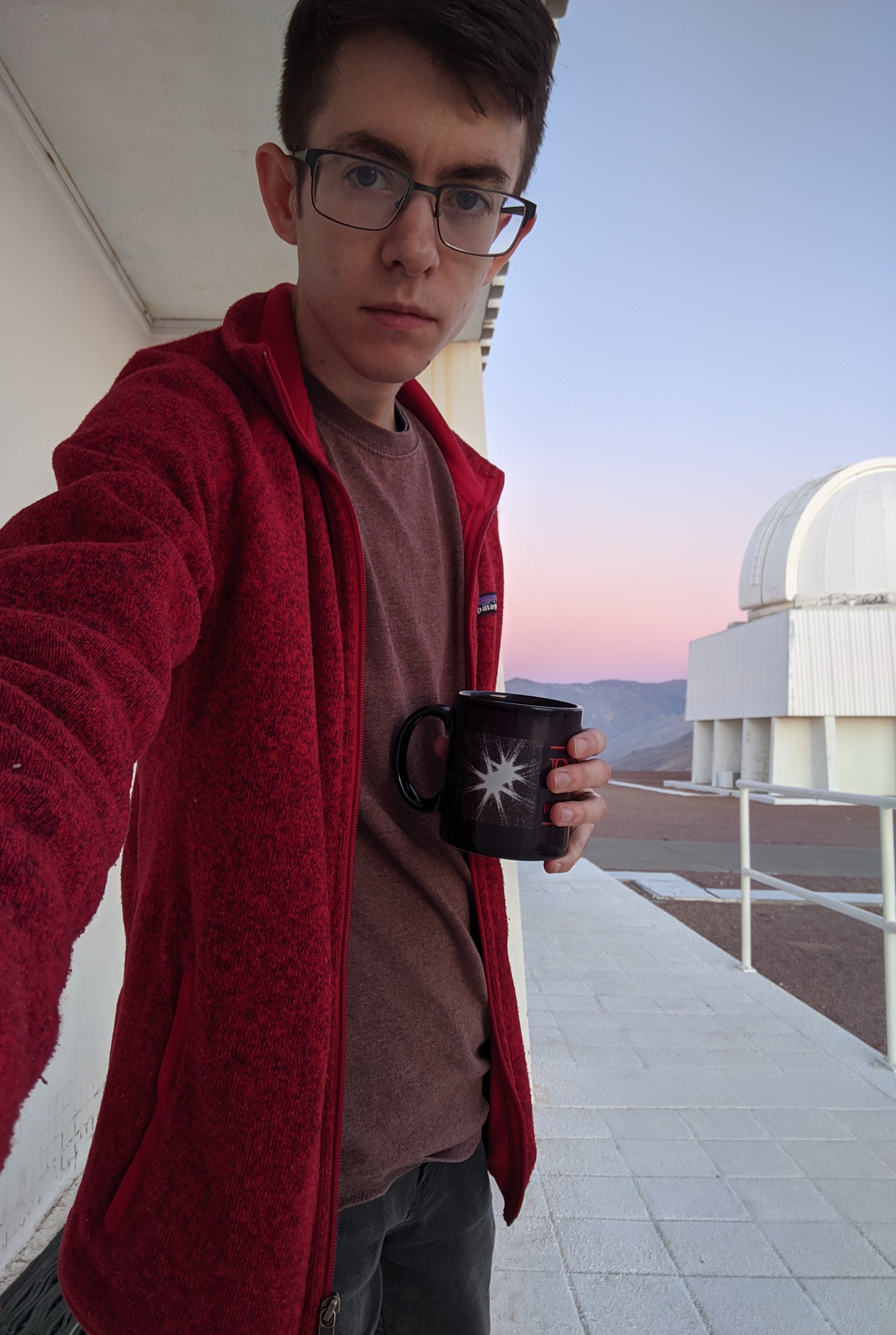 Eliot Halley at Cerro Tololo observatory