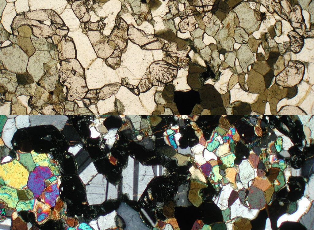 Garnet Amphibolite Thin Section