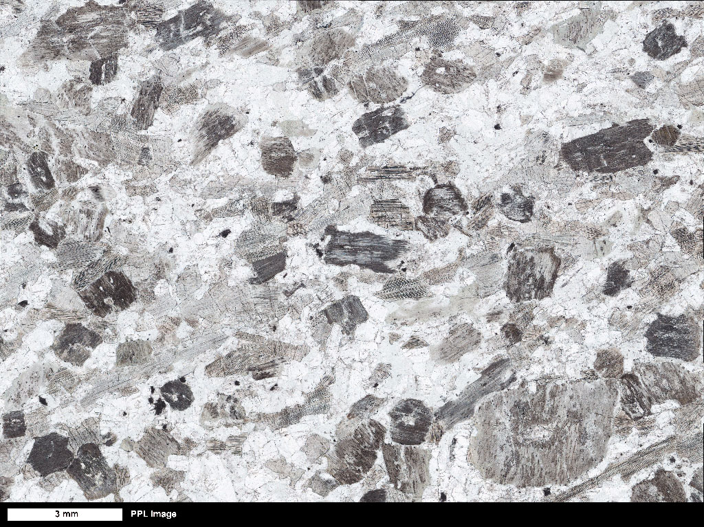 Gabbro Thin Section