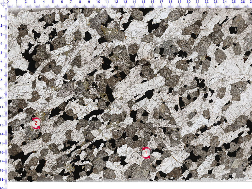 Gabbro Thin Section