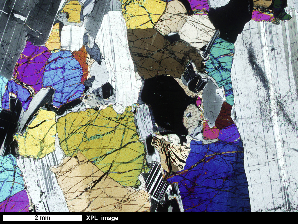 Troctolite Thin Section Photo