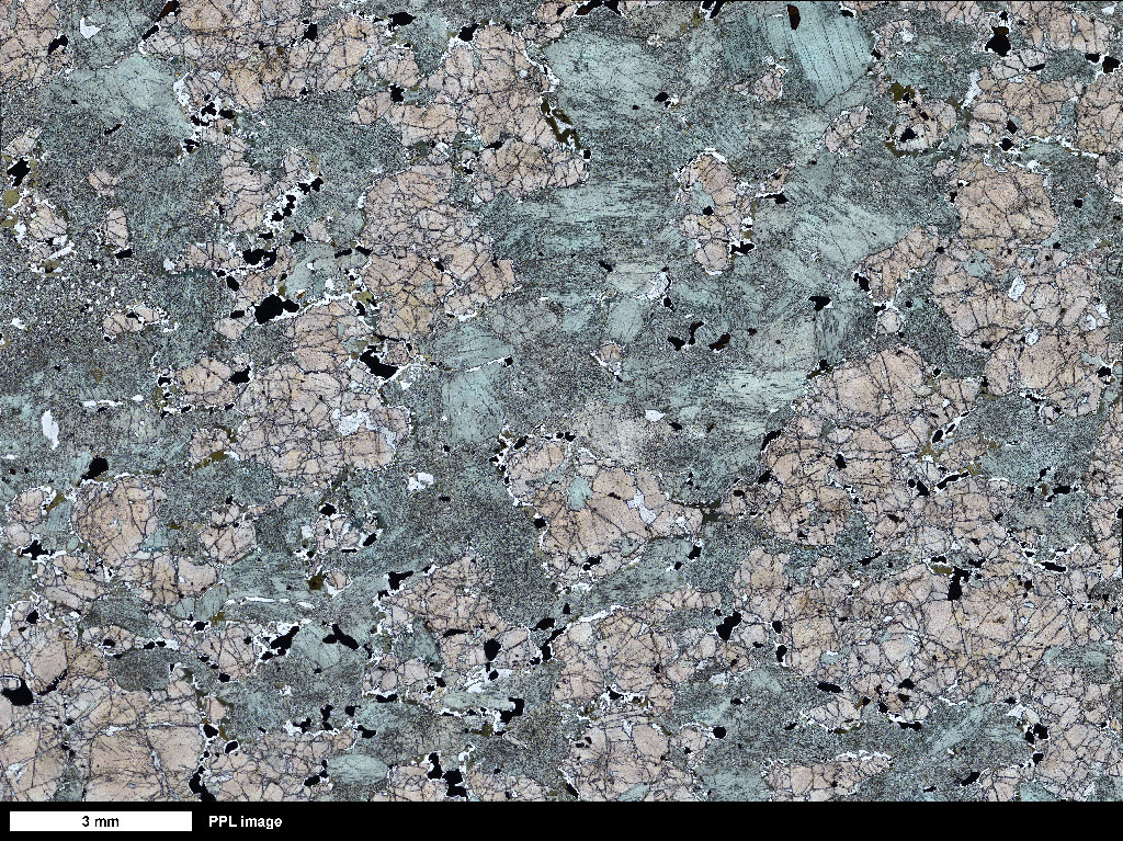 Eclogite Thin Section