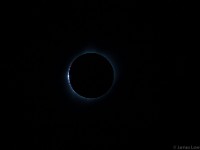 Total solar eclipse 2017 Aug 21: Bailey's Beads  TeleVue85 + TV focal reducer, 480mm f/5.6 ISO 100, 1/4000 sec