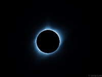 Total solar eclipse 2017 Aug 21: Prominences and Inner Corona  TeleVue85 + TV focal reducer, 480mm f/5.6 ISO 100, 1/250 sec