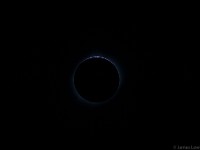 Total solar eclipse 2017 Aug 21: Chromosphere  TeleVue85 + TV focal reducer, 480mm f/5.6 ISO 100, 1/8000 sec
