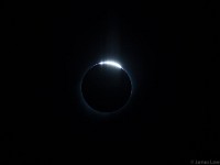 Total solar eclipse 2017 Aug 21: Diamond Ring, Third Contact  TeleVue85 + TV focal reducer, 480mm f/5.6 ISO 100, 1/6400 sec