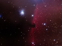 The Horse Head Nebula in Orion  2014 Nov 14 6" f/8 Newtonian prime focus Canon 60Da 130 min ISO 1600