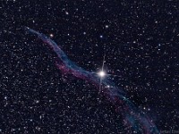 NGC 6960 = Veil Nebula West  2017 Jul 29 6" f/8 Newtonian prime focus Canon 60Da 100 min ISO 1600