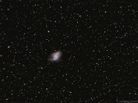M1, the Crab Nebula  2013 Nov 29 6" f/8 Newtonian prime focus Canon 60Da 1 hr ISO 1600