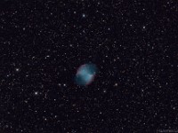 M27, the Dumbell Nebula  2013 Aug 06 6" f/8 Newtonian prime focus Canon 60Da 1.6 hr ISO 1600