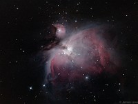 M42, the Great Orion Nebula  2013 Dec 26 6" f/8 Newtonian prime focus Canon 60Da 1.4 hr ISO 1600