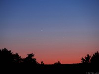 Conjunction of Mercury, Venus, and Jupiter  Northampton, MA