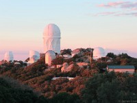 Kitt Peak National Observatory at sunset