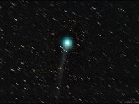 Comet Lovejoy C/2014 Q2  2015 Jan 13 Canon EF 70-300  300mm @ f/5.6 Canon 60Da 46 min ISO 1600