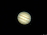 Jupiter  2013 Dec 27 6" f/8 Newtonian Barlow projection with TeleVue 2.5x PowerMate Canon 60Da stack of 683 x 1/60 sec