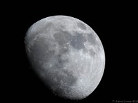 Gibbous Moon  2012 Apr 02 6" f/8 Newtonian prime focus  Olympus E410 1/100 sec ISO 100