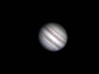 Jupiter  2013 Mar 20 6" f/8 Newtonian Barlow projection with TeleVue 2.5x PowerMate Canon 60Da Stack of 900 x 1/2000 sec