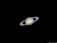 Saturn  2013 May 30 6" f/8 Newtonian Barlow projection with TeleVue 2.5x PowerMate Canon 60Da Stack of 109 x 1/100 sec