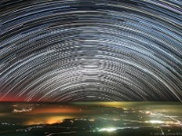 Southern Star Trails over Atzitzintla  From Sierra Negra, Pue, Mexico Special Mention, 2015 TWAN Photo Contest