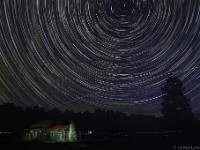 Polar Star Trails, Cottonwood Gulch  Thoreau, NM