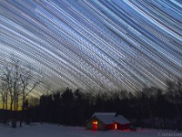 Star Trails over MacLeish Field Station  Whately, MA