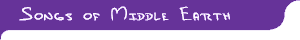 Songs of Middle Earth