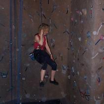 You CAN'T fall --- you're tied to a rope! 