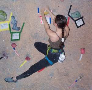 Start turning the knee to the inside of the wall.