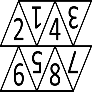 octahedron label texture