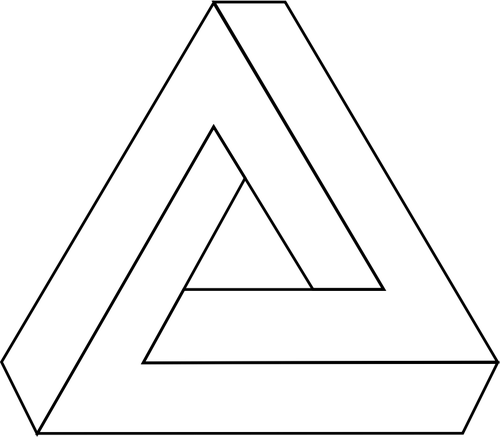 triangle line drawing