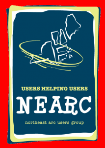 logo of the Northeast Arc Users' Group (NEARC) and their motto: users helping users.