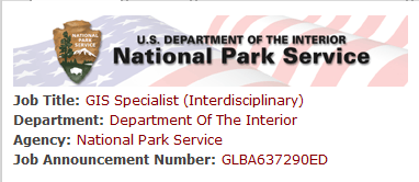Cool Job Alert: GIS Specialist for Glacier Bay National Park and Preserve