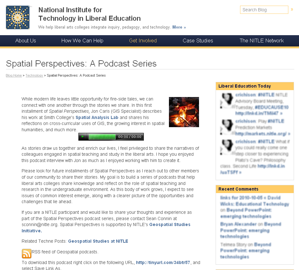 Spatial Perspectives: A Podcast Series