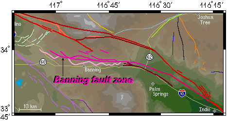 Banning Fault trace (Source: http://scedc.caltech.edu/significant/banning.html)