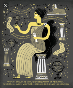 Illustration of Hypatia