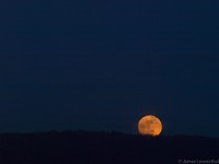 Super Moon rising over Mt. Holyoke  Northampton, MA